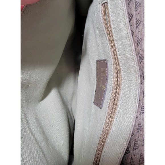 Vintage Liz Claiborn 80's Triangle Geometric Print Envelope Crossbody Handbag - Picture 9 of 10